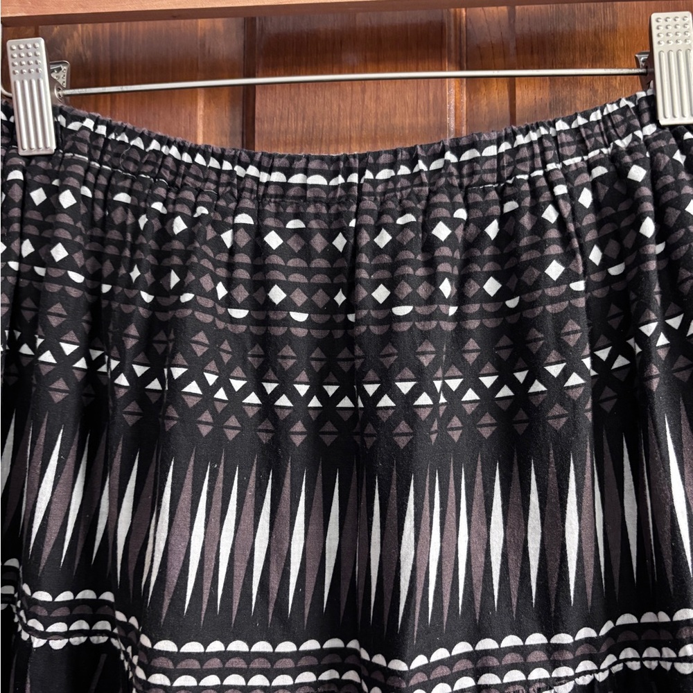She’s Cool soft cotton lines tired maxi skirt - Picture 3 of 4